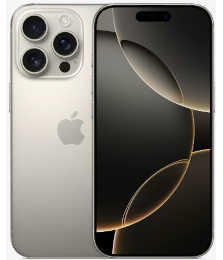 Vorder- und Rückansicht eines silbernen iPhones mit drei rückseitigen Kameras und einem abstrakten Hintergrundbild auf dem Bildschirm.