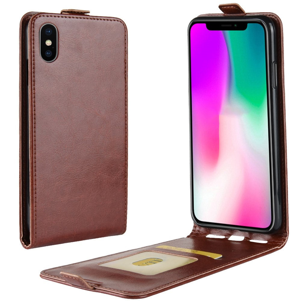 iPhone XR - Classic Leather Flip Case