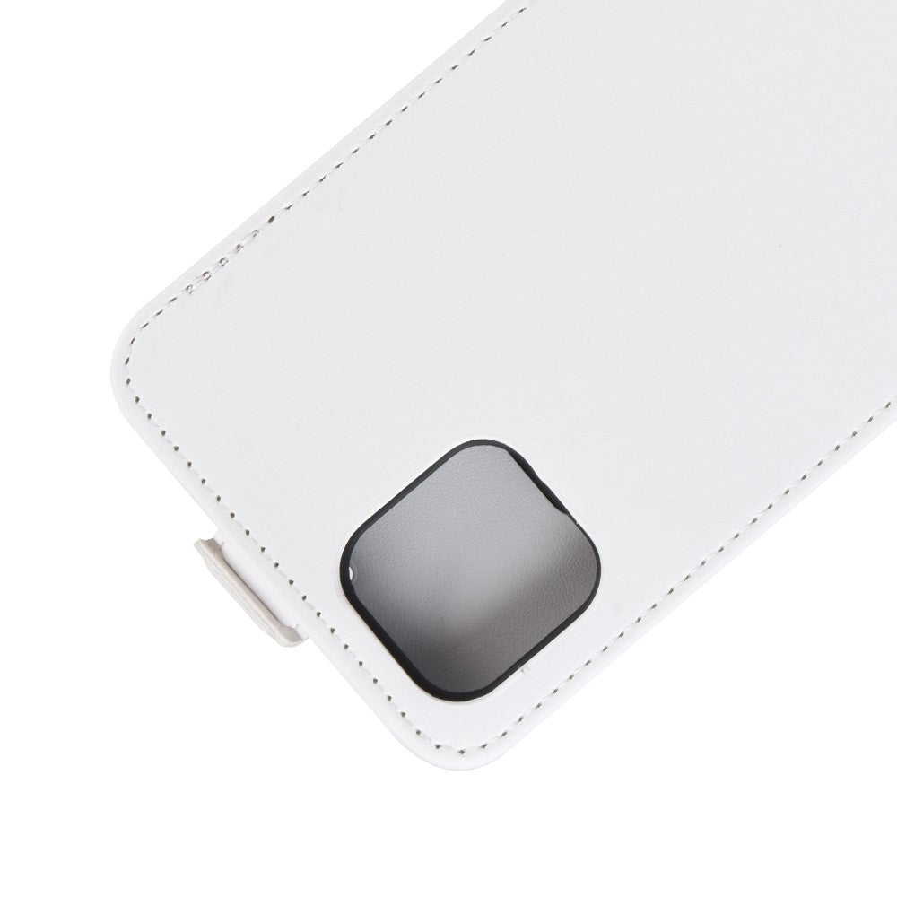 iPhone 11 Pro Max - Klassisches Leder Flip Case Vertikal