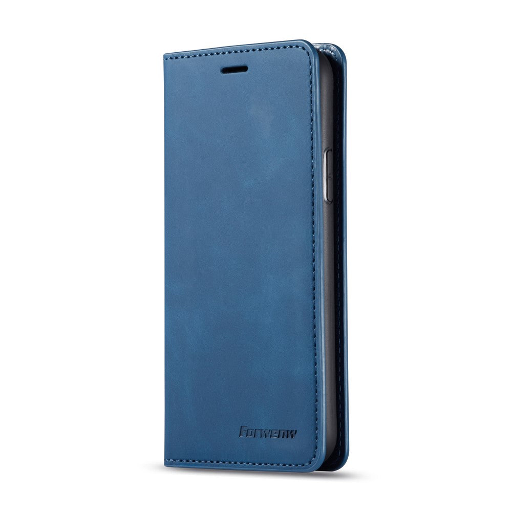 iPhone 11 Pro Max - Custodia in pelle scamosciata dal design vintage
