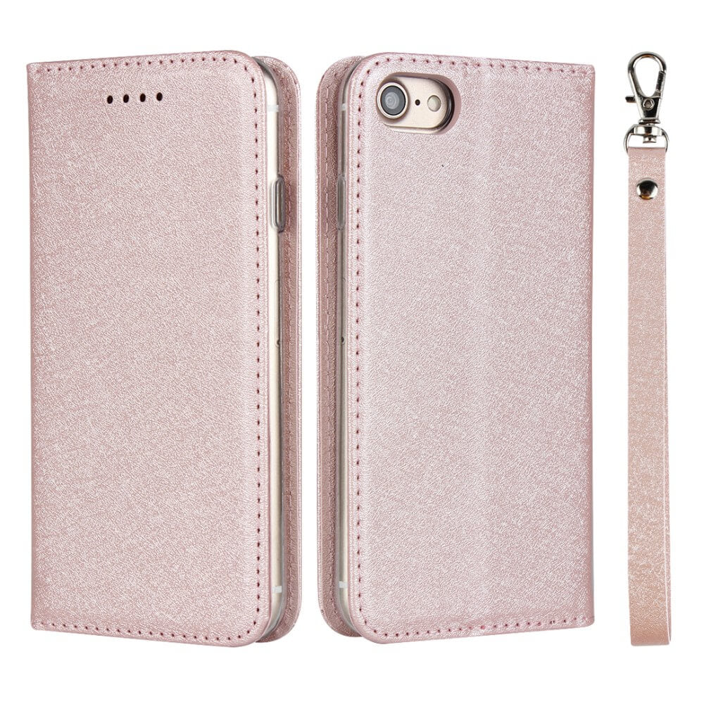 iPhone SE / 8 / 7 - Custodia Flip Silk Texture
