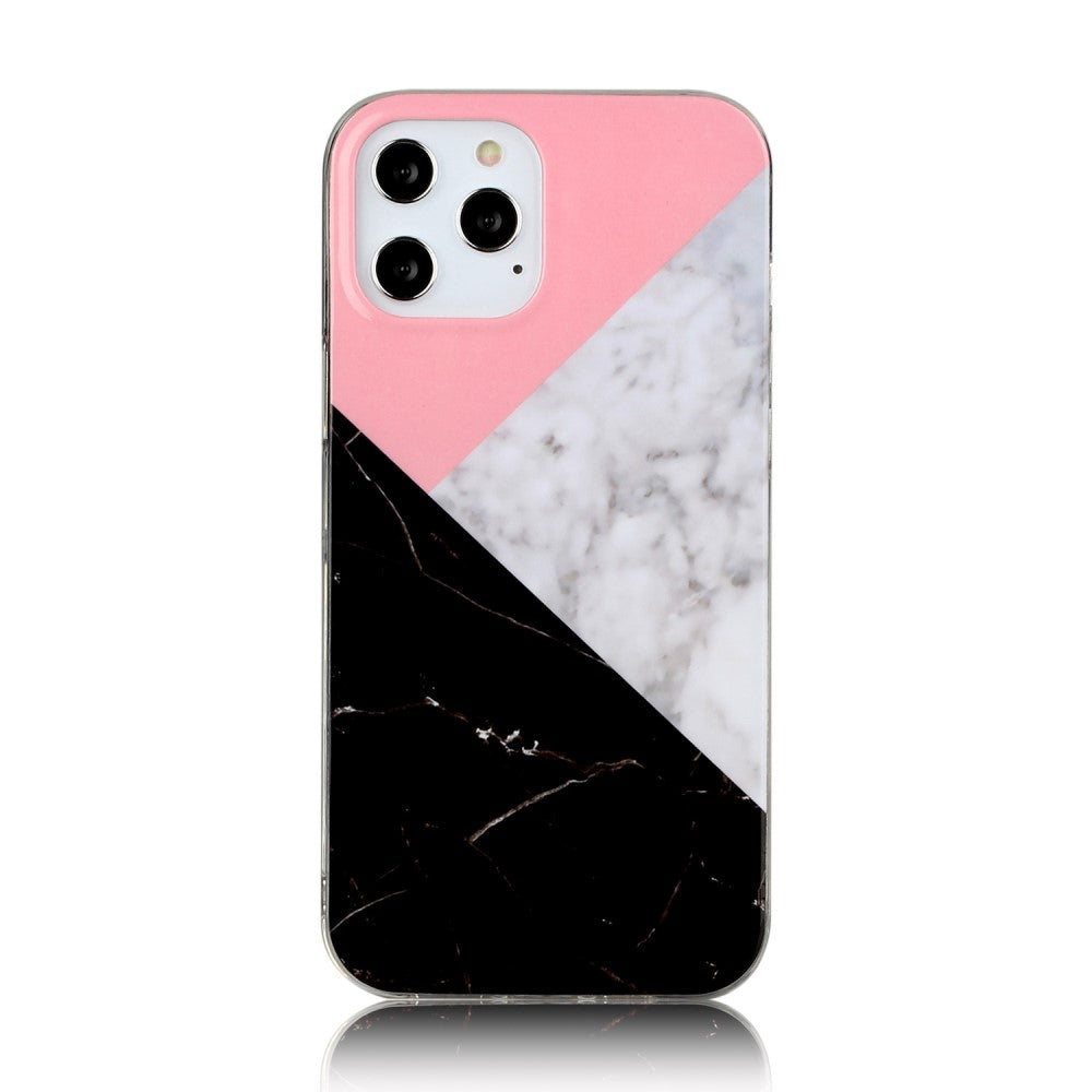 Iphone 12 / 12 Pro - Silicone Rubber Case Marble