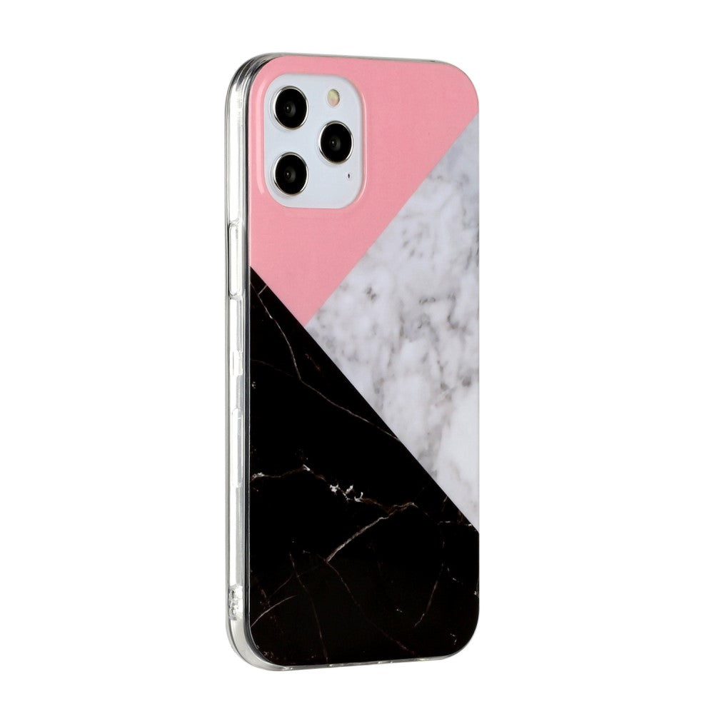 Iphone 12 / 12 Pro - Silicone Rubber Case Marble