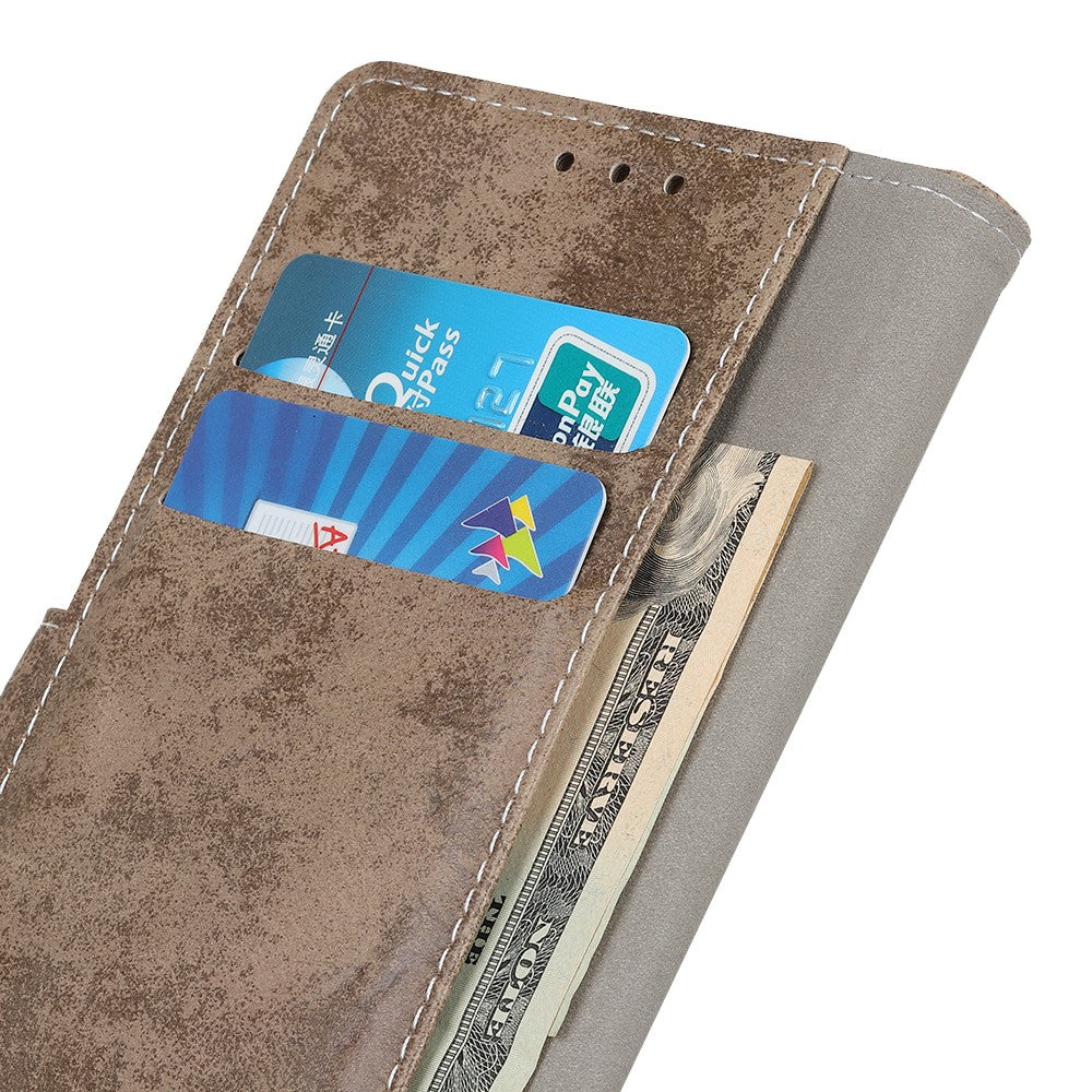 iPhone 13 Pro - Vintage Etui Wildleder Optik