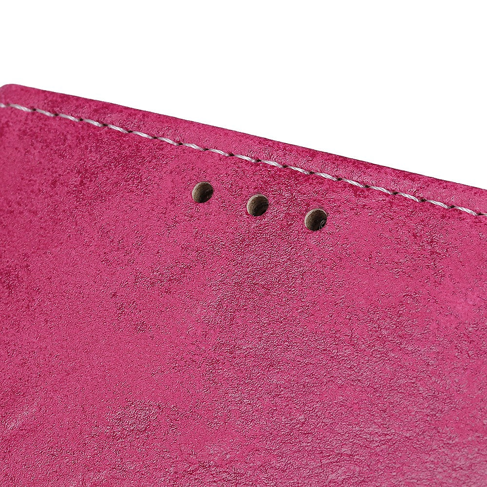 iPhone 13 Pro - Vintage Etui Wildleder Optik