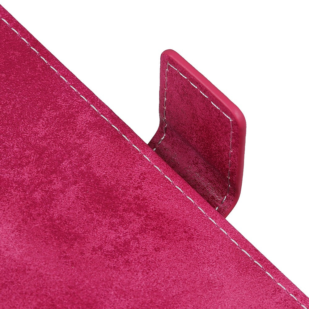 iPhone 13 Pro - Vintage Etui Wildleder Optik