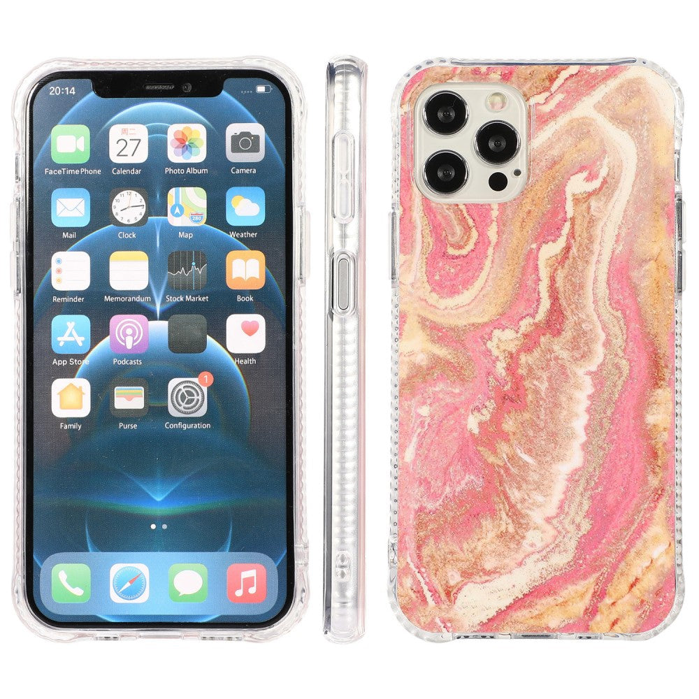 iPhone 13 Pro - Silikon Gummi Case Marble