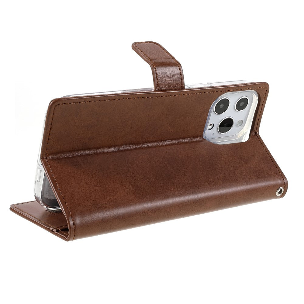 iPhone 13 Pro - Blue Moon Leder Etui Hülle