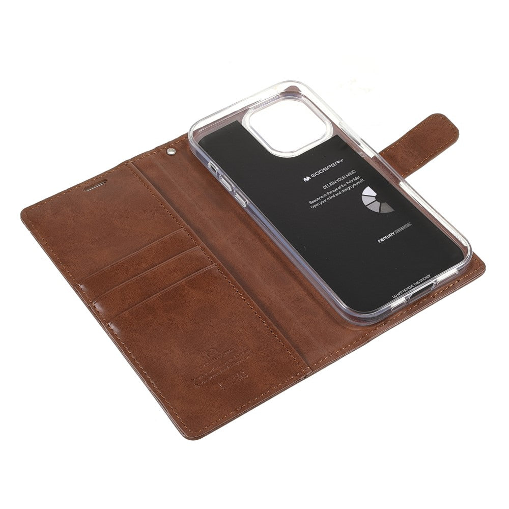iPhone 13 Pro - Blue Moon Leder Etui Hülle