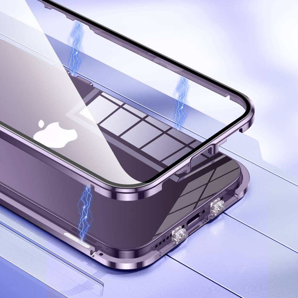 iPhone 15 Plus - Magnetische Schutzhülle mit Panzerglas