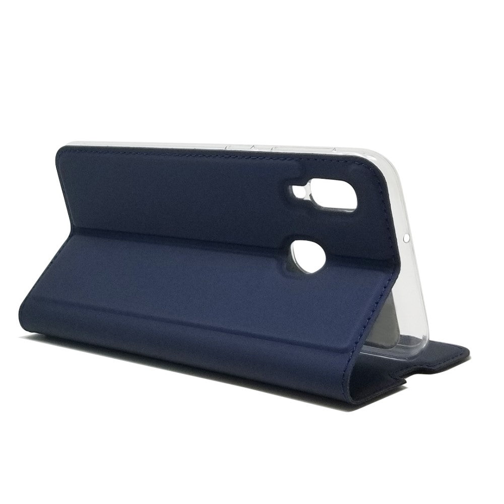 Galaxy A20E - Custodia Flip Folio In Pelle Magnetica