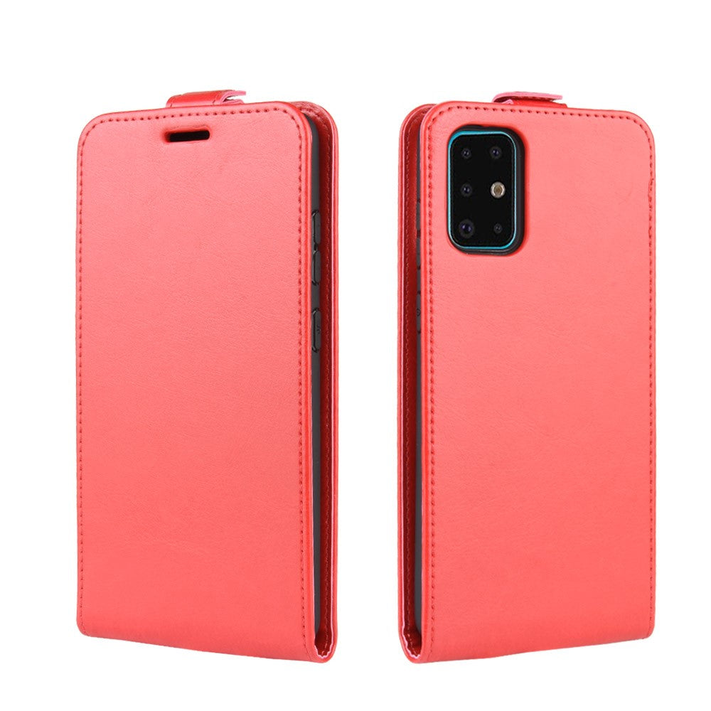 Galaxy S20+ Plus - Custodia classica in pelle flip verticale nera