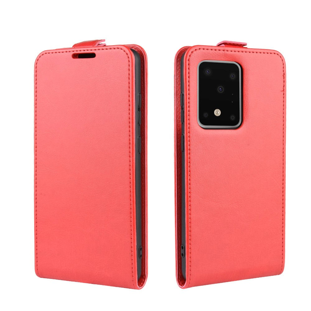 Galaxy S20 Ultra - Custodia Classic Flip Marrone Verticale