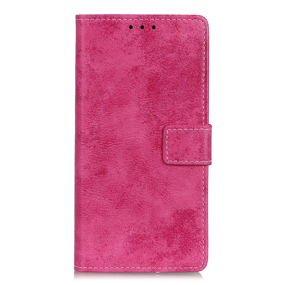 Galaxy A21s - Custodia vintage in pelle scamosciata