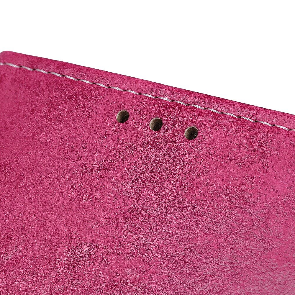 Galaxy A21s - Custodia vintage in pelle scamosciata