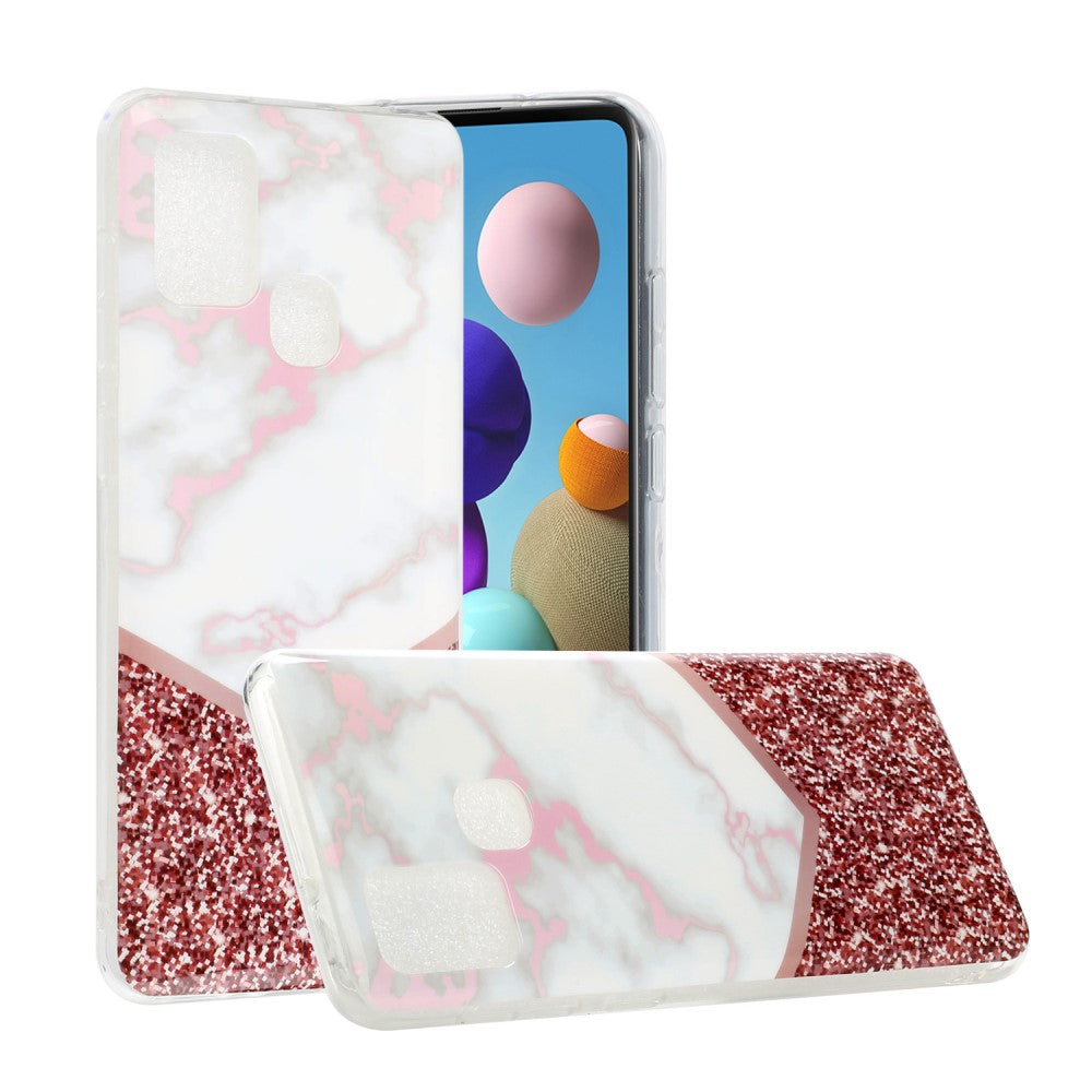 Galaxy A21S - Custodia In Gomma Siliconica Marble