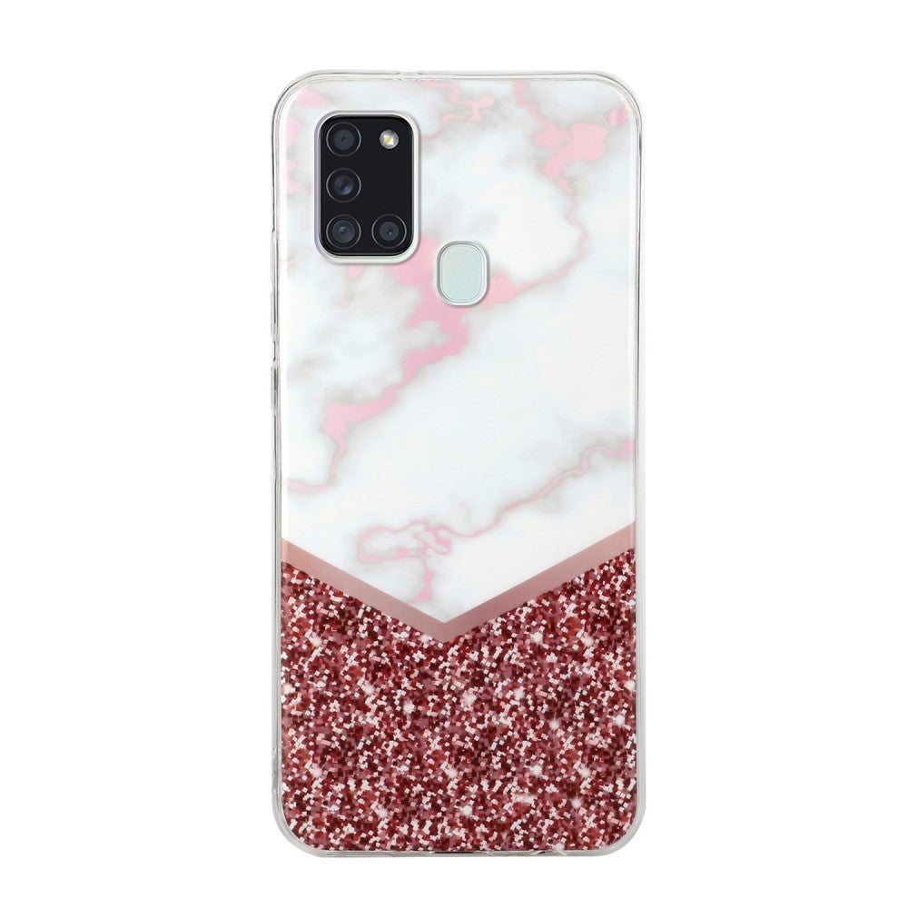 Galaxy A21S - Custodia In Gomma Siliconica Marble