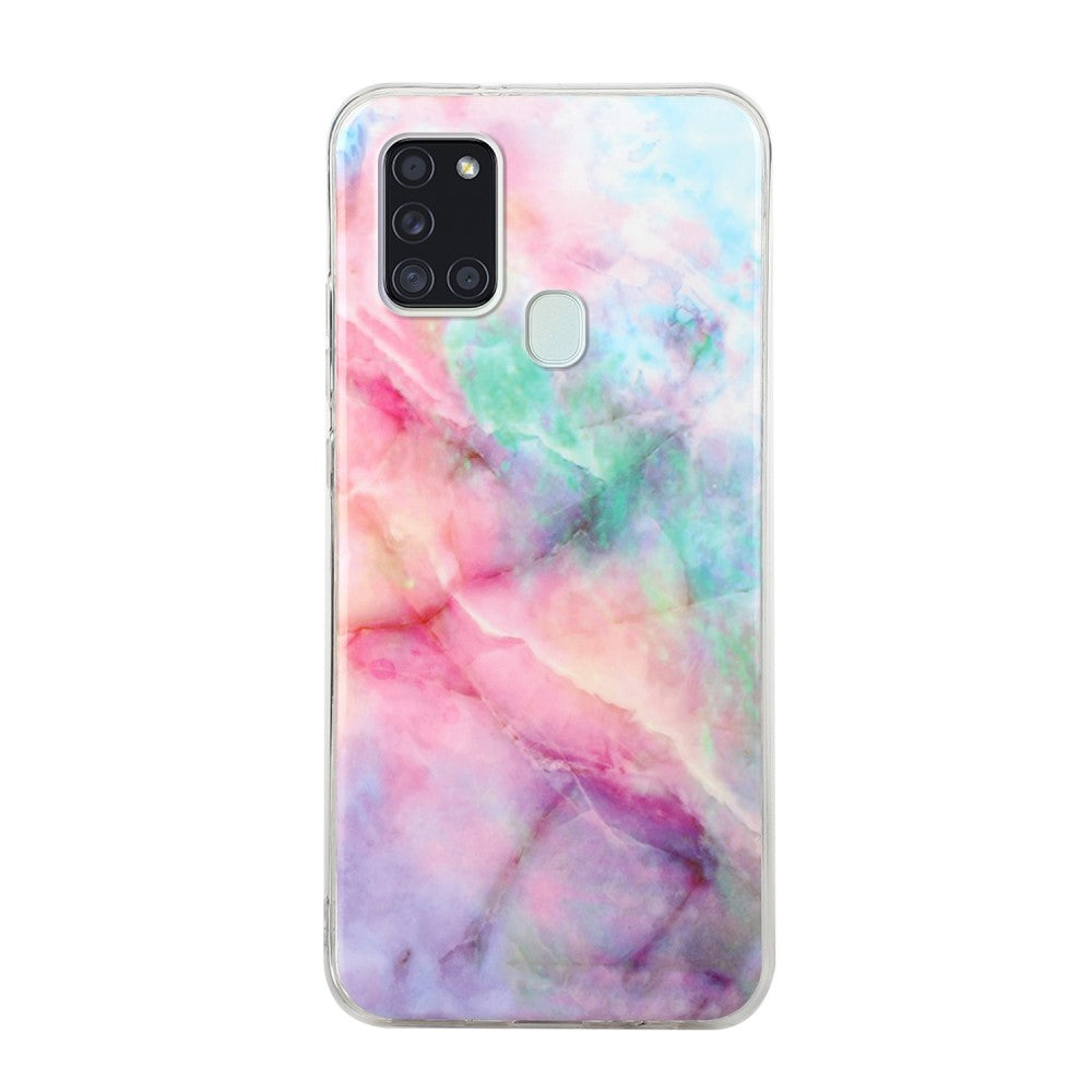 Galaxy A21S - Custodia In Gomma Siliconica Marble