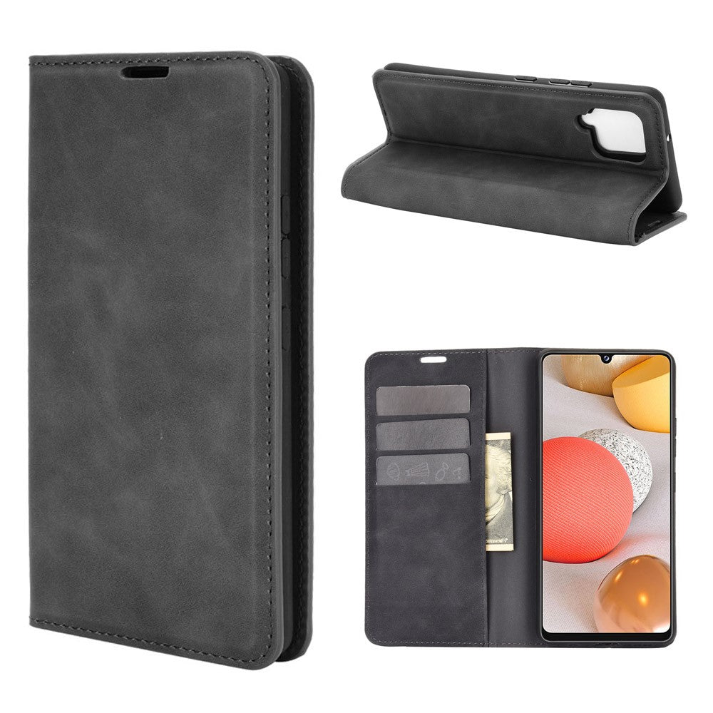 Galaxy A42 - Silky Stand Flip Case Case