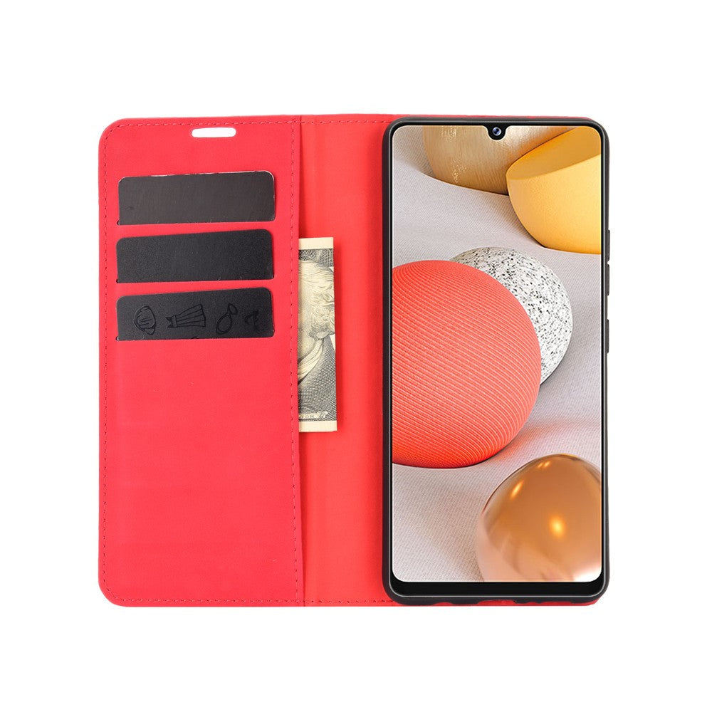 Galaxy A42 - Silky Stand Flip Case Case