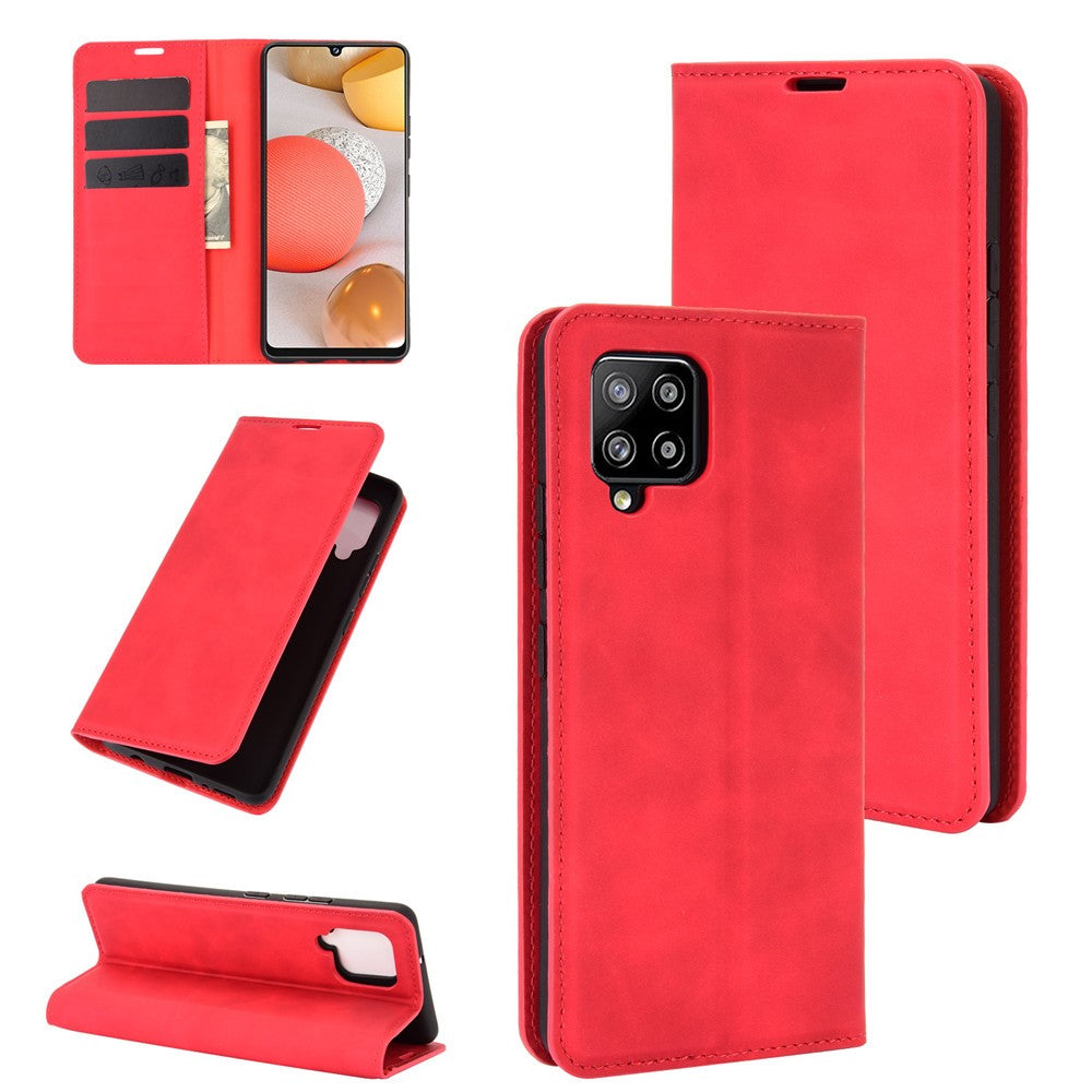 Galaxy A42 - Silky Stand Flip Case Case