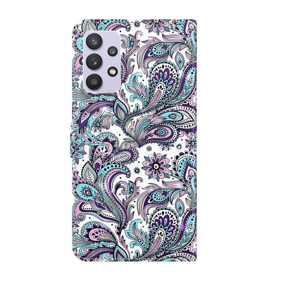 Galaxy A32 5G - Custodia in pelle effetto glitterato