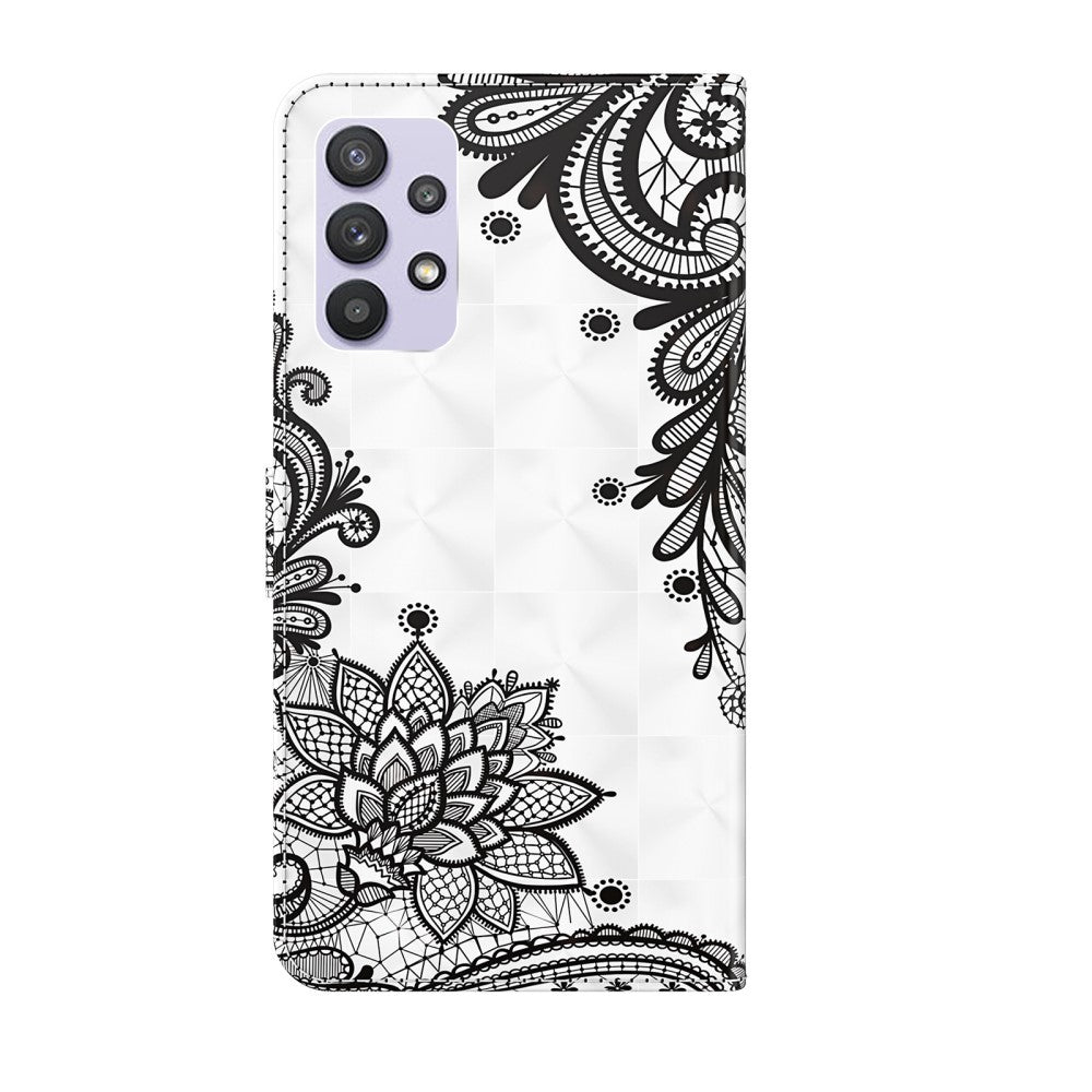 Galaxy A32 5G - Custodia in pelle effetto glitterato