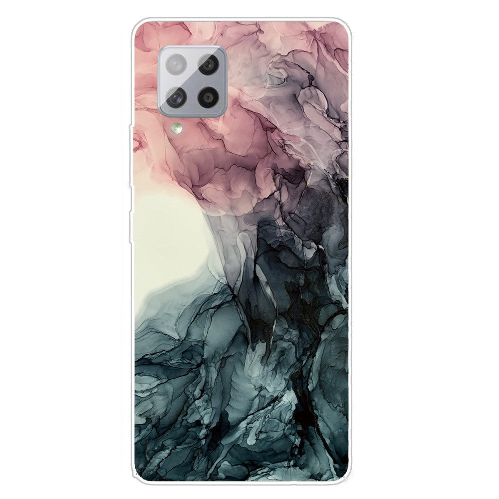 Galaxy A42 - Custodia siliconica Marble