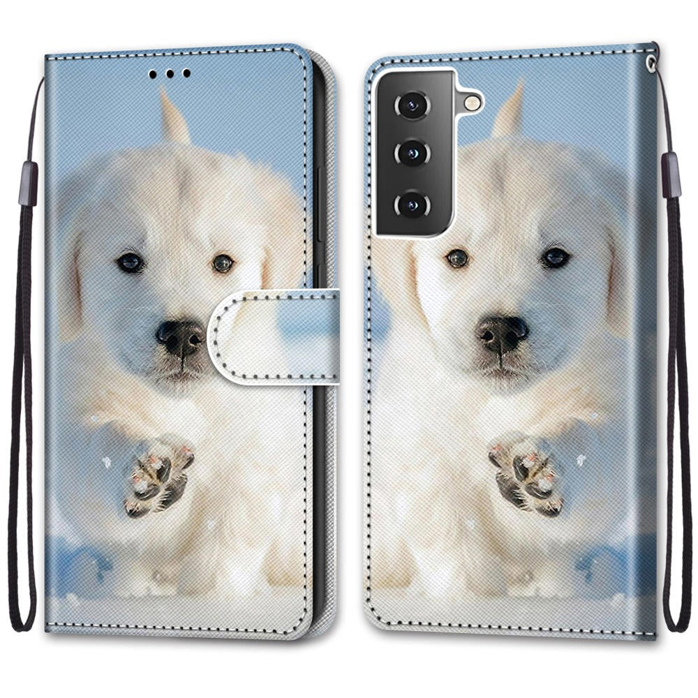 custodia Galaxy S21 - pelle rose fiori