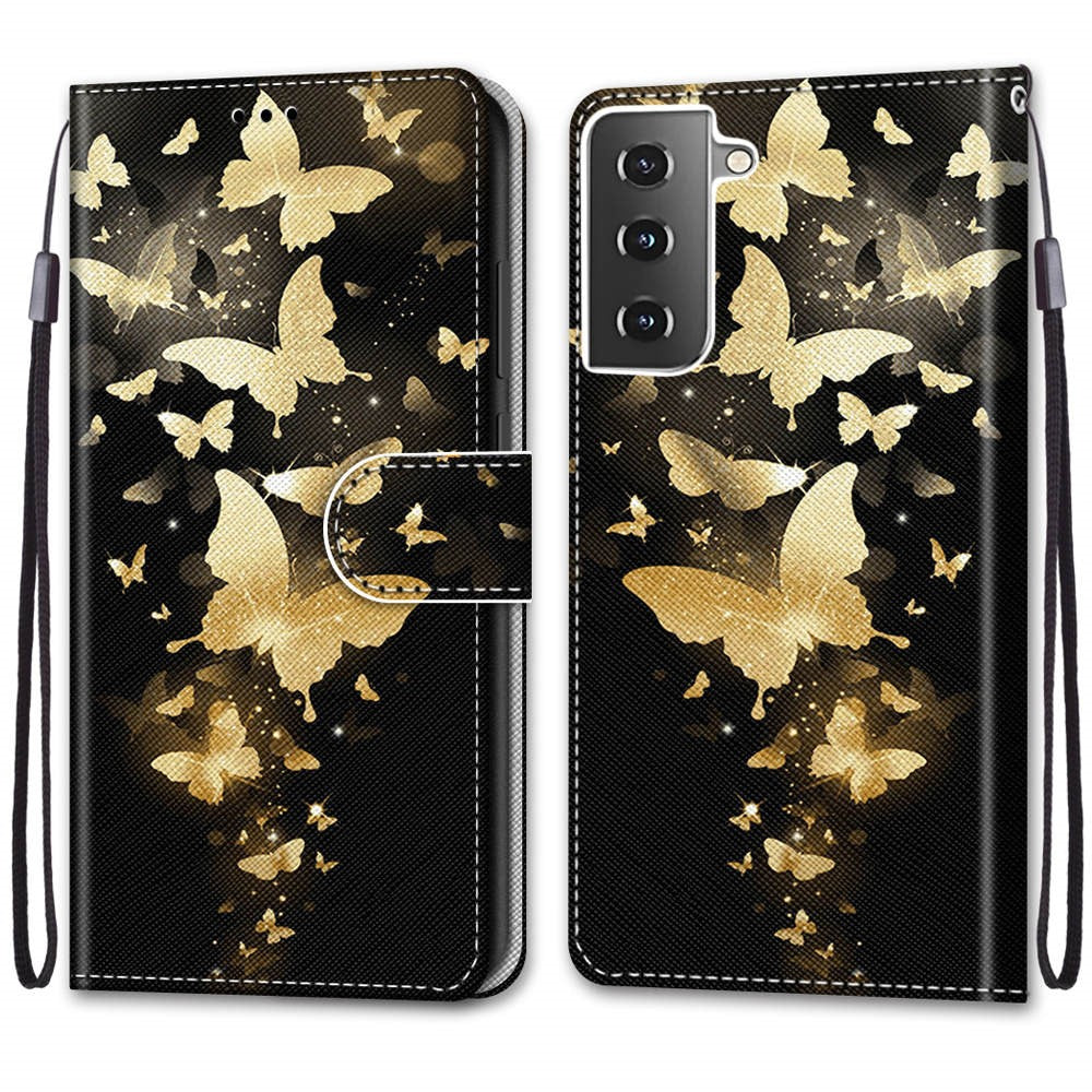 custodia Galaxy S21 - pelle rose fiori
