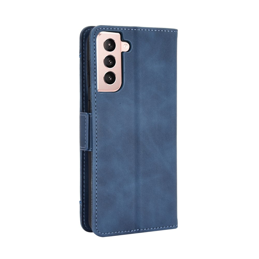 Galaxy S21 - Custodia con molti scomparti per carte di credito rosa