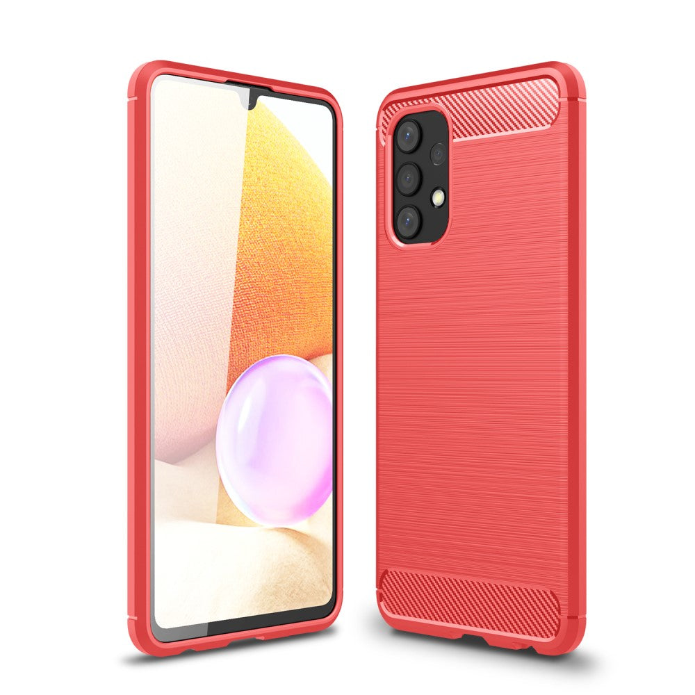 Galaxy A32 - Cover metal carbon look