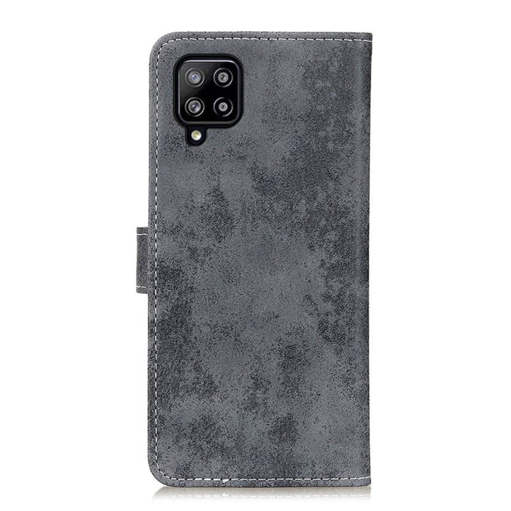 Galaxy A22 4G - Vintage Etui Wildleder Optik