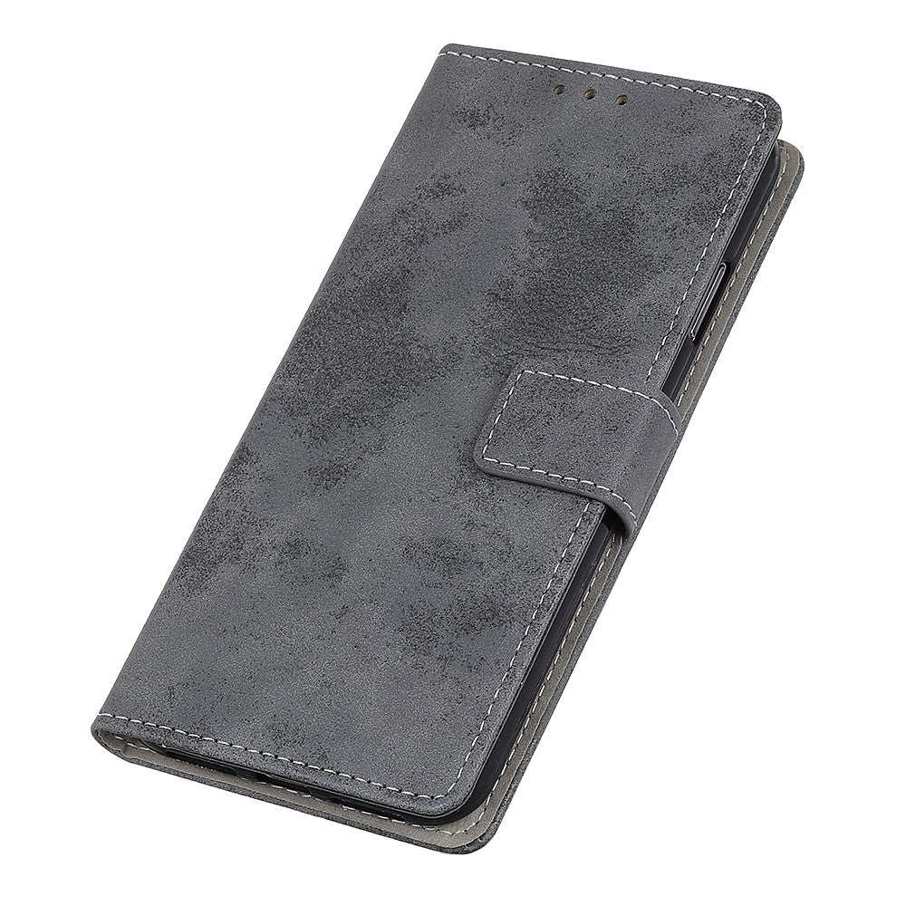 Galaxy A22 4G - Vintage Etui Wildleder Optik