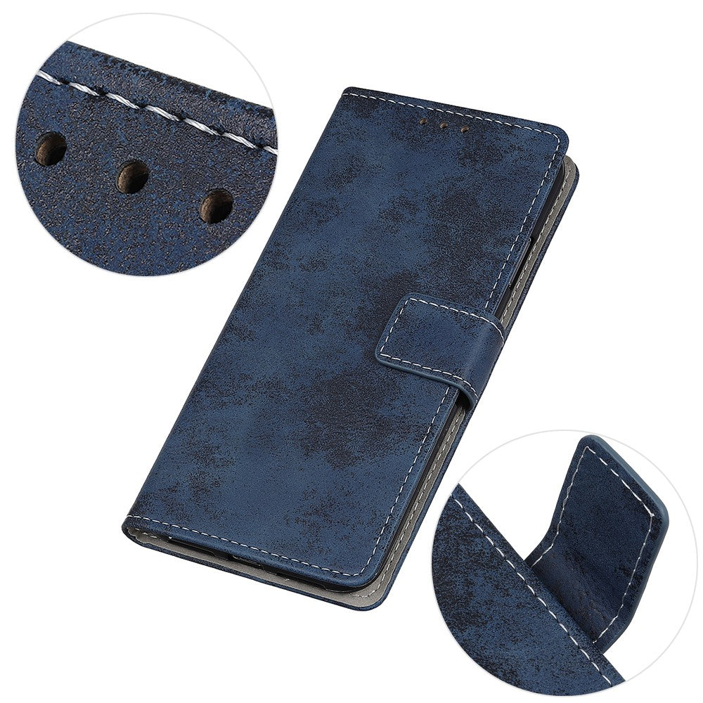 Galaxy A22 4G - Vintage Etui Wildleder Optik