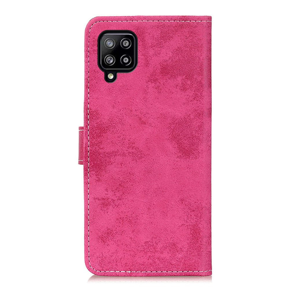 Galaxy A22 4G - Vintage Etui Wildleder Optik