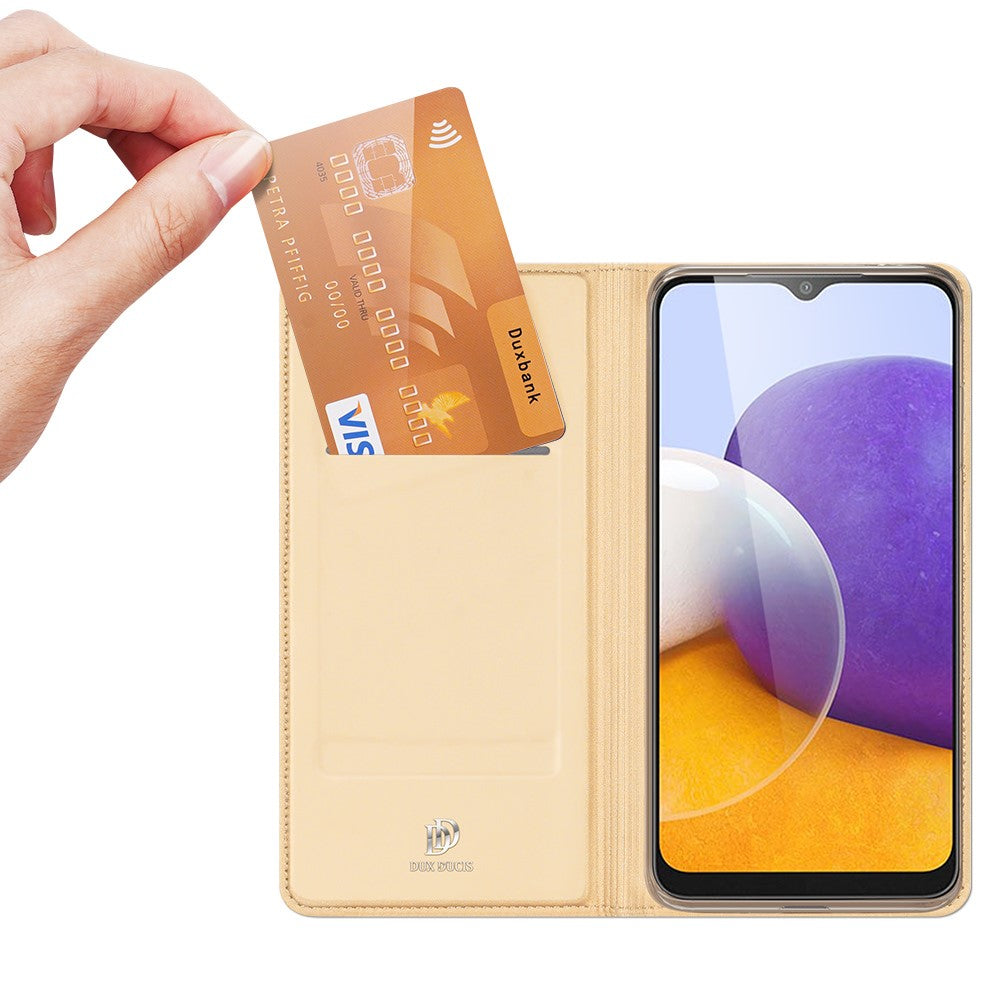 Galaxy A22 5G - Custodia Dux Ducis Flip Folio
