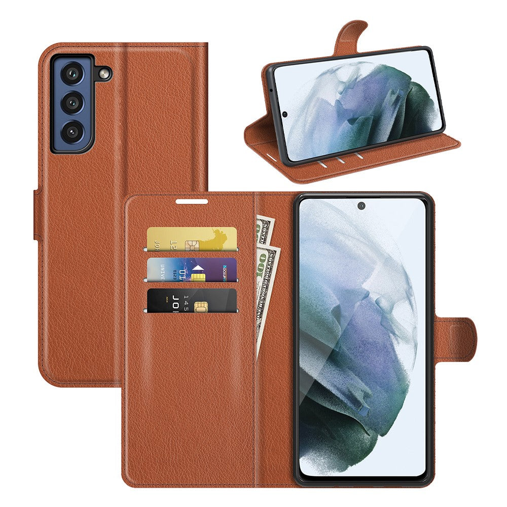 Galaxy S21 Fe - Leather Case Case