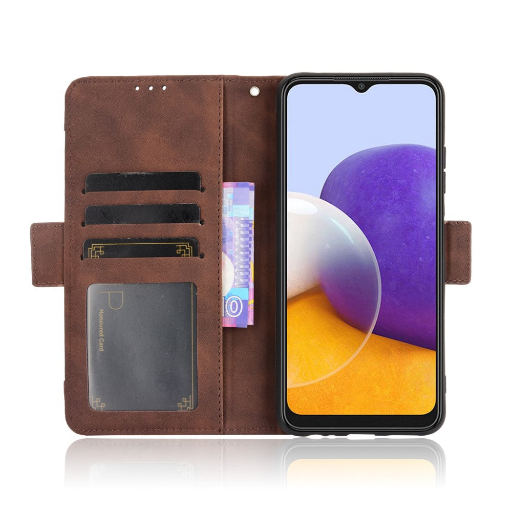 Galaxy A22 5G - Custodia con Molti Scomparti per Carte di Credito