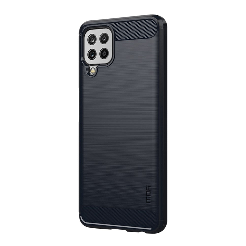 Galaxy A22 4G - Metal Carbon Look Case