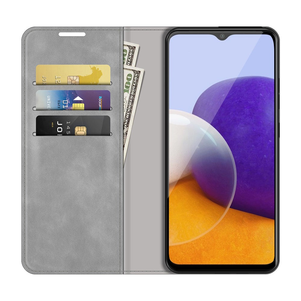 Galaxy A22 5G - Custodia Silky Stand Flip