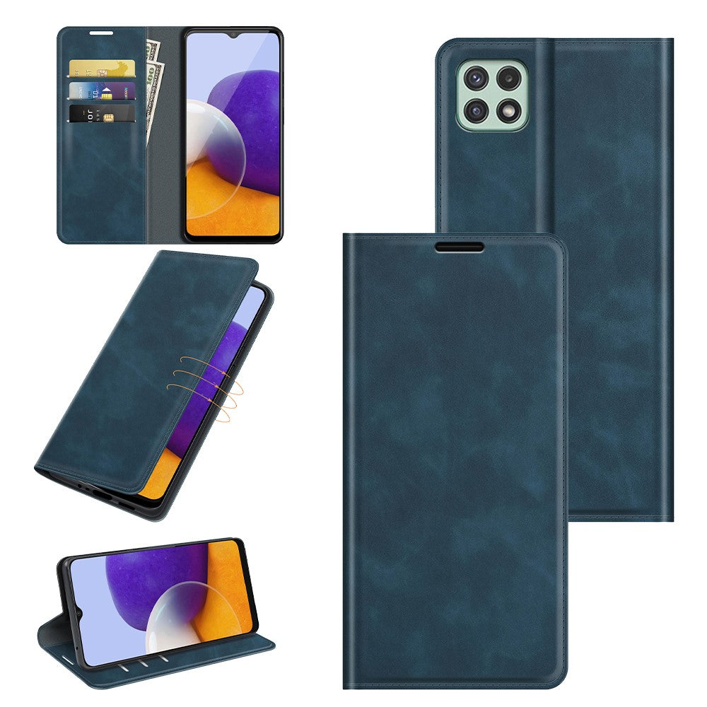 Galaxy A22 5G - Custodia Silky Stand Flip