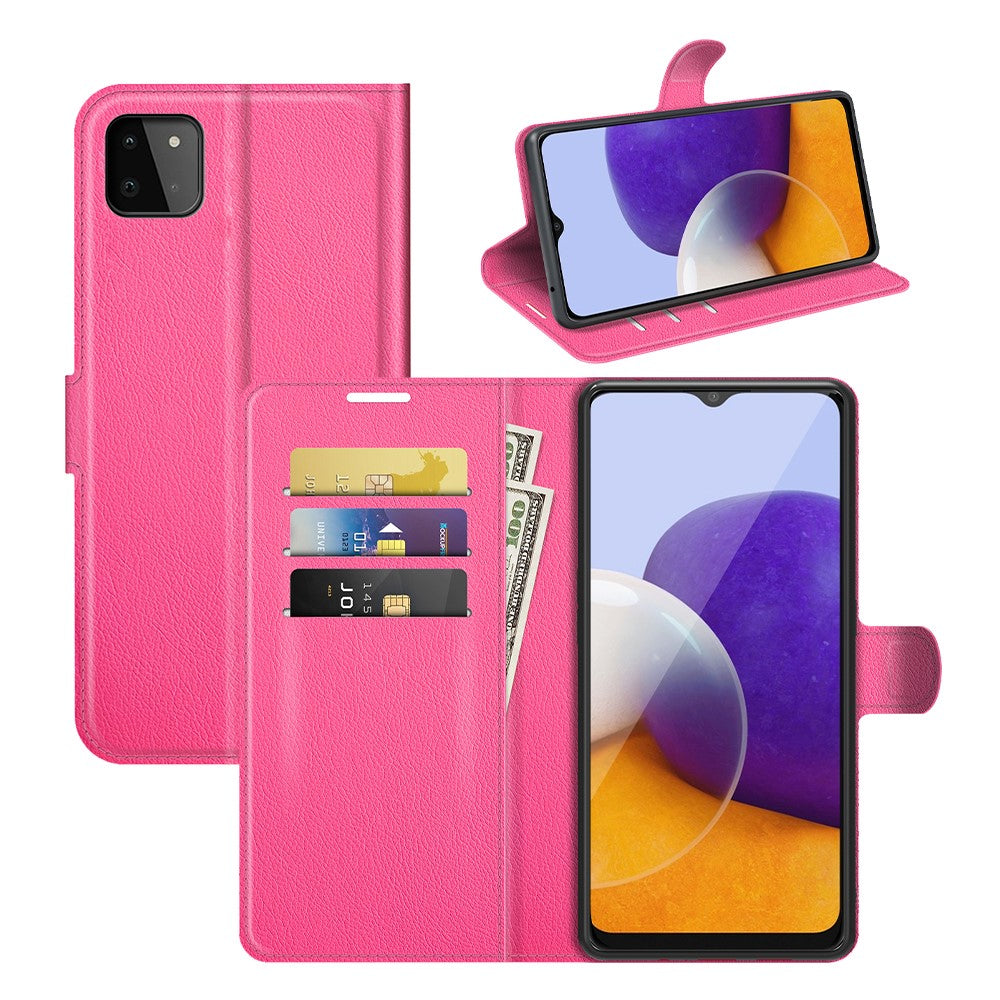Custodia Galaxy A22 5G - Custodia in Pelle