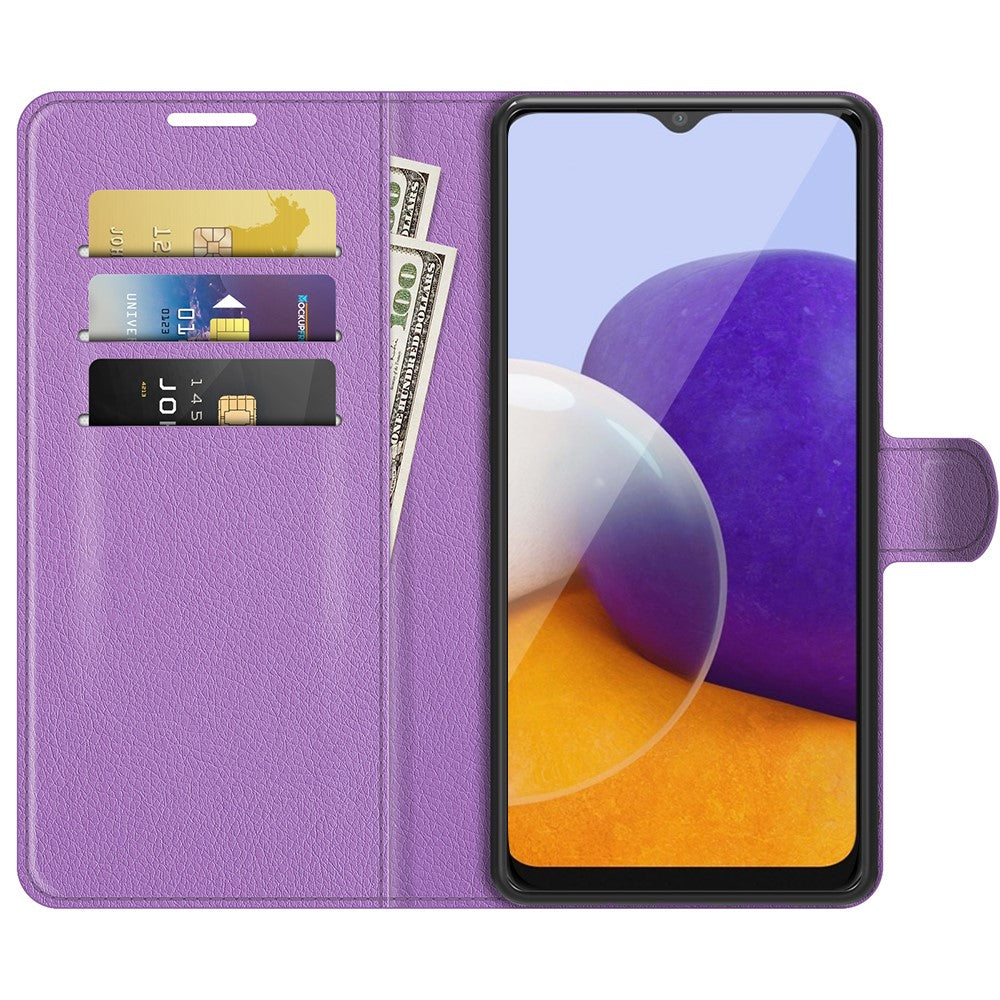 Custodia Galaxy A22 5G - Custodia in Pelle