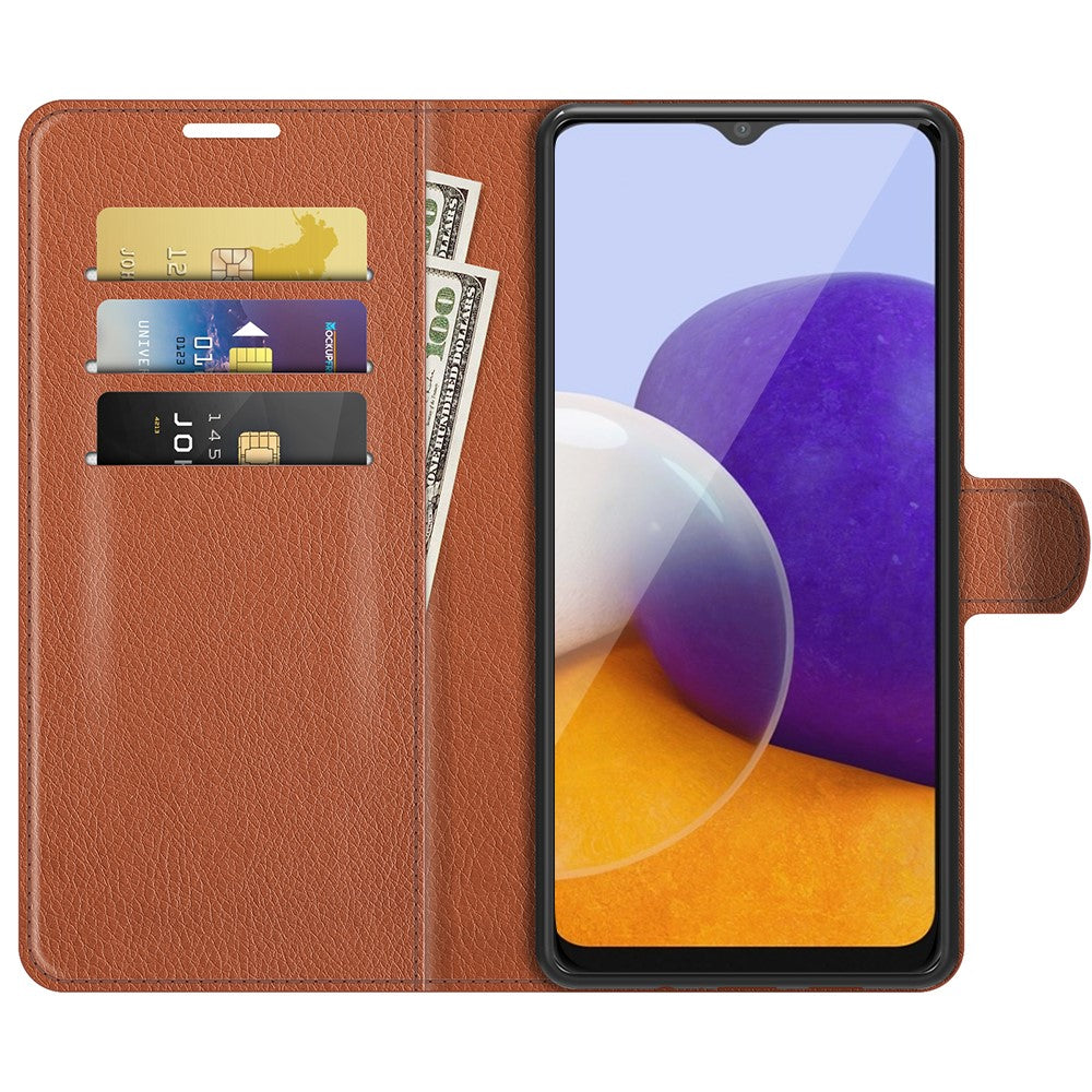 Custodia Galaxy A22 5G - Custodia in Pelle