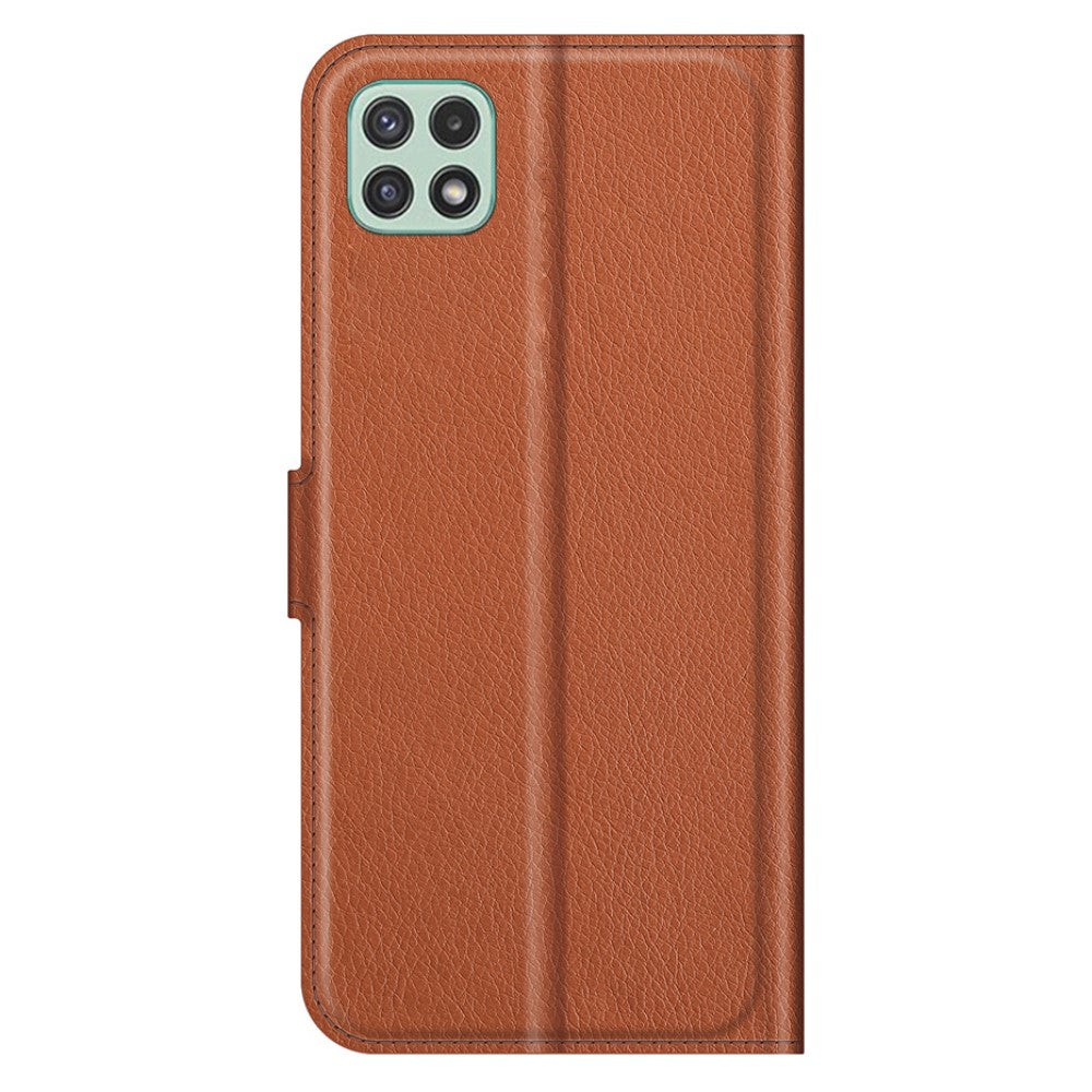 Custodia Galaxy A22 5G - Custodia in Pelle