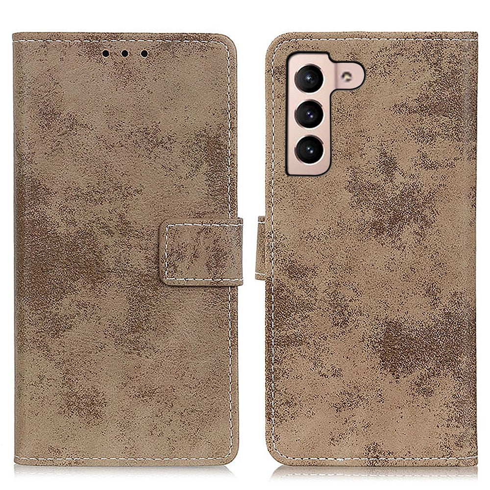 Galaxy S22+ - Vintage Etui Wildleder Optik