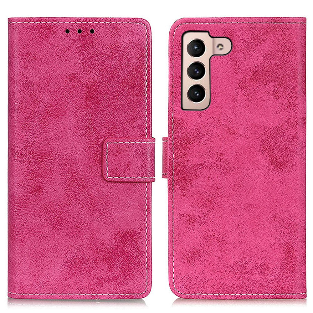 Galaxy S22+ - Vintage Etui Wildleder Optik