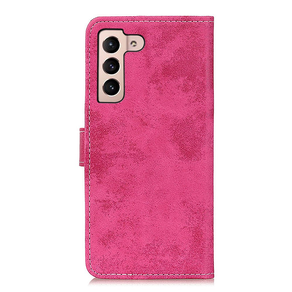 Galaxy S22+ - Vintage Etui Wildleder Optik