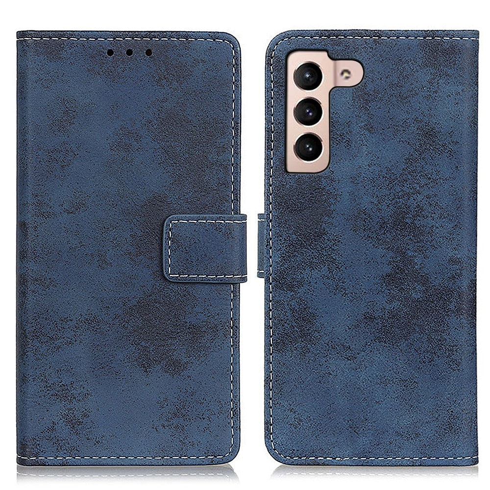 Galaxy S22+ - Vintage Etui Wildleder Optik